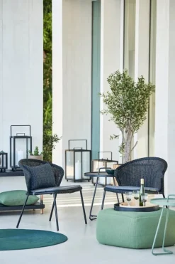 Cane-line On-the-move bord, stort, svart