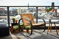 Cane-line Parc gungstol, teak - lava grey