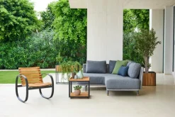 Cane-line Parc gungstol, teak - lava grey