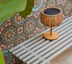 Cane-line Sticks bänk, 190 cm, brungrå