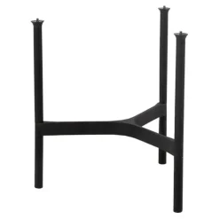 Cane-line Twist kaffebord, diameter 45 cm, lavagrå - fossilsvart