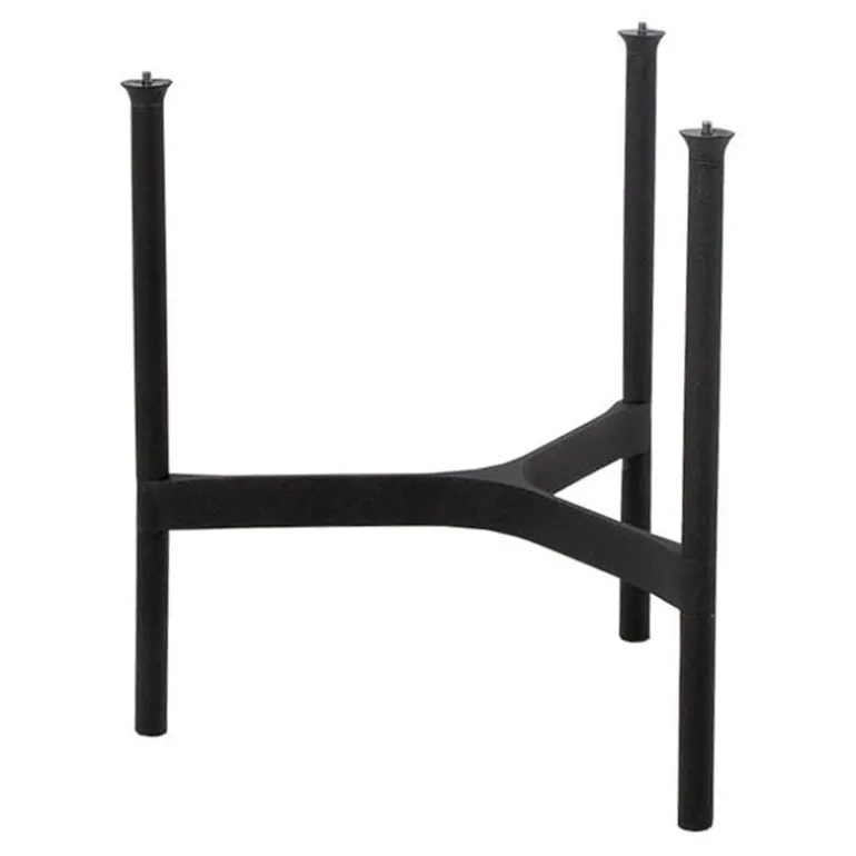 Cane-line Twist kaffebord, diameter 45 cm, lavagrå - fossilsvart