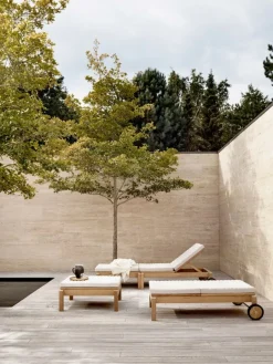 Carl Hansen & Søn AH603 Outdoor fotpall, teak