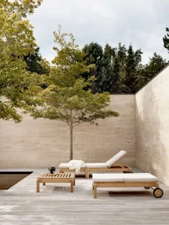 Carl Hansen & Søn AH603 Outdoor fotpall, teak