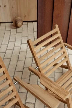 Carl Hansen & Søn AH603 Outdoor däckstol, teak