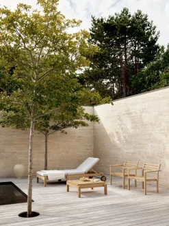 Carl Hansen & Søn AH603 Outdoor solsäng, teak