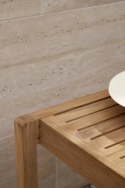 Carl Hansen & Søn AH901 Outdoor sidobord/pall, 59,5 x 48,5 cm, teak