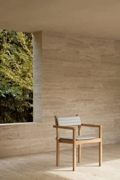 Carl Hansen & Søn AH502 Outdoor matstol med armstöd, teak