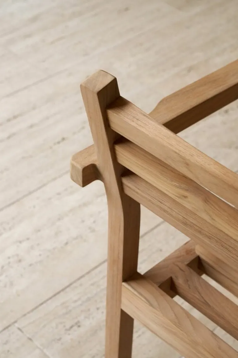 Carl Hansen & Søn AH502 Outdoor matstol med armstöd, teak