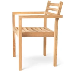Carl Hansen & Søn AH502 Outdoor matstol med armstöd, teak