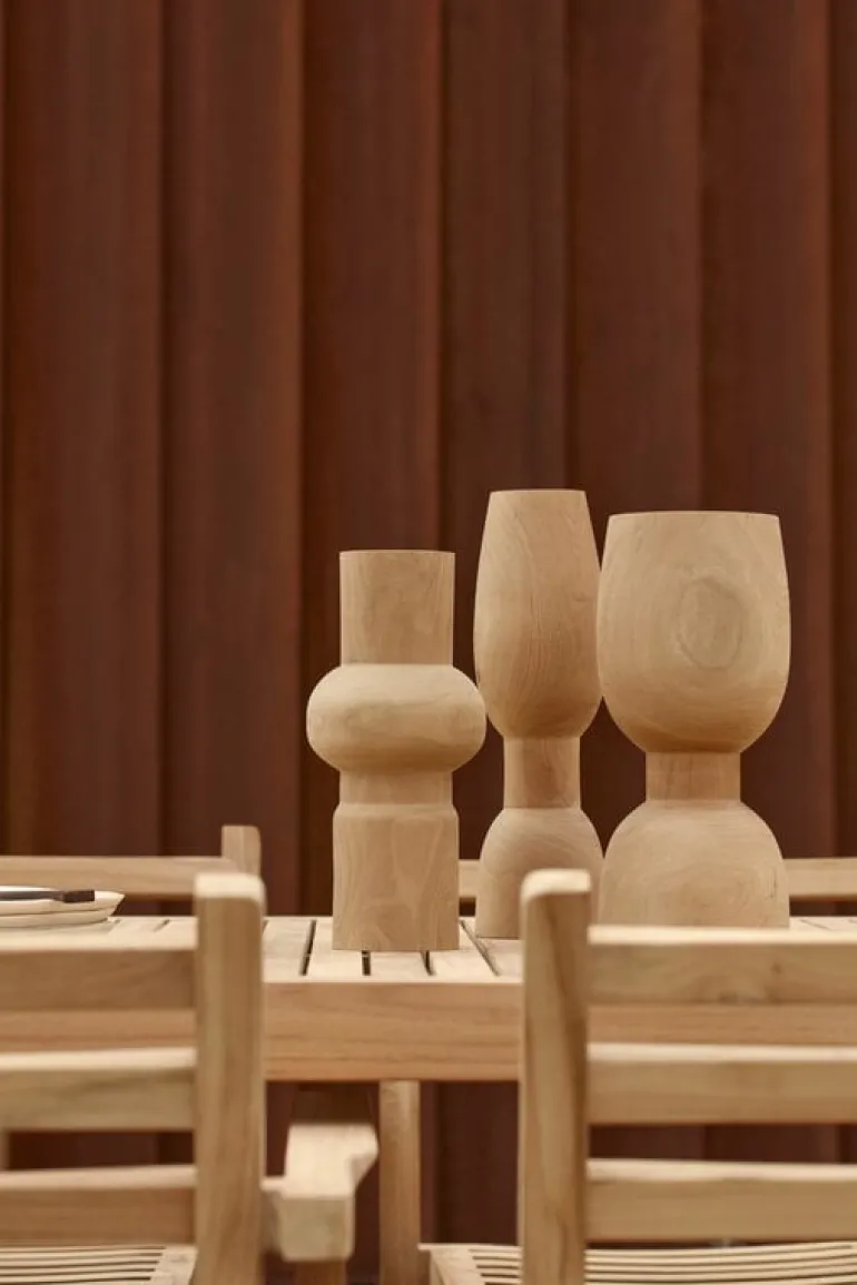 Carl Hansen & Søn AH502 Outdoor matstol med armstöd, teak