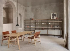 Carl Hansen & Søn BM1106 Jägarestol, oljad valnöt - svart läder - mässing