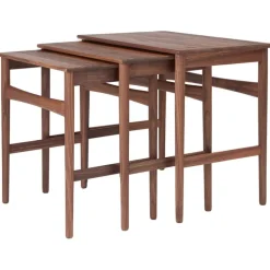 Carl Hansen & Søn CH004 Nesting Tables, oljad valnöt