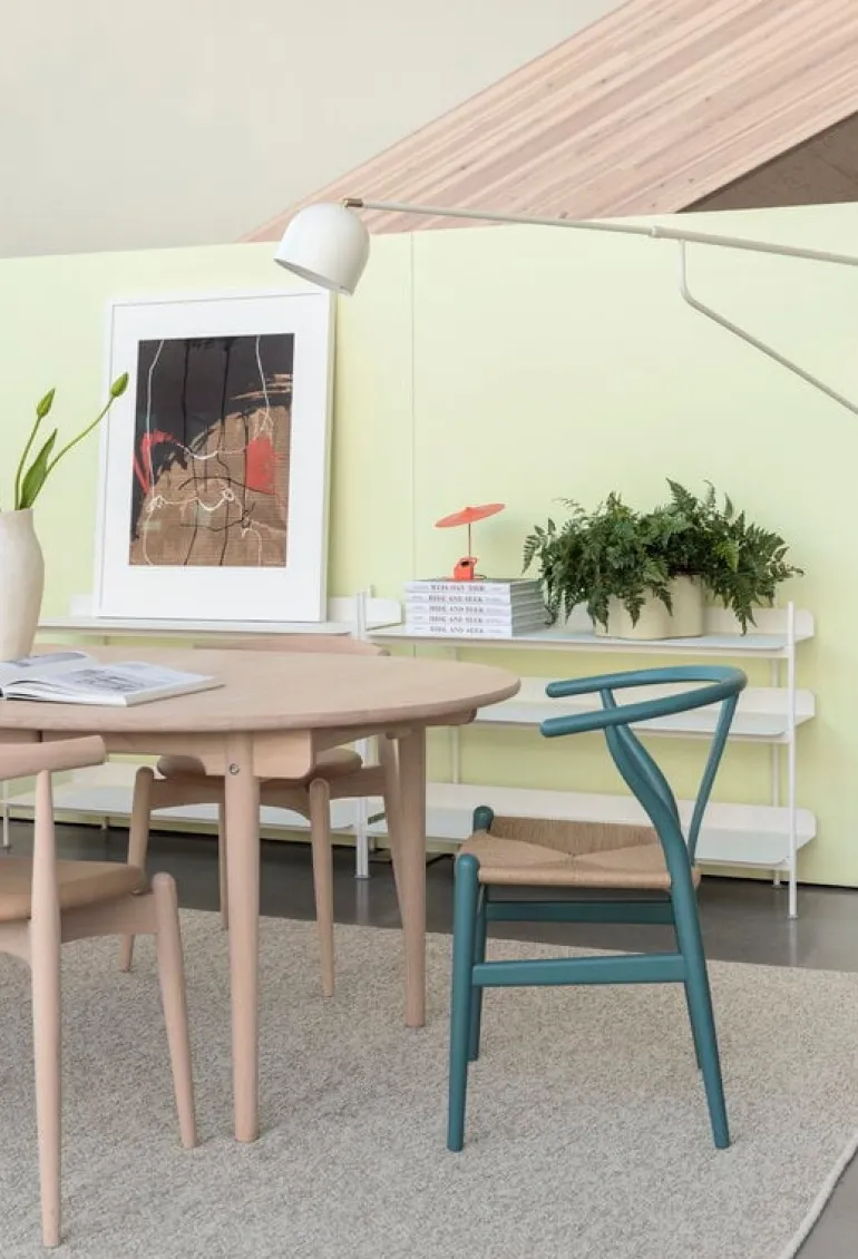 Carl Hansen & Søn CH24 Wishbone-stol, mjuk tenn - naturlig snöre