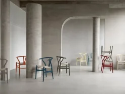 Carl Hansen & Søn CH24 Wishbone-stol, mjuk tenn - naturlig snöre