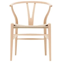 Carl Hansen & Søn CH24 Wishbone stol, såpad bok - naturligt rep