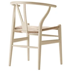 Carl Hansen & Søn CH24 Wishbone-stol, mjuk korn - naturlig snodd