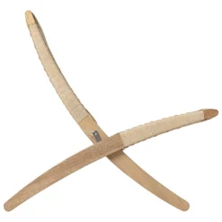 Carl Hansen & Søn MG501 Cuba loungefåtölj, oljad ek - naturlig snöre