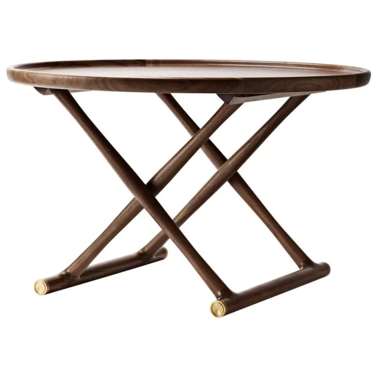 Carl Hansen & Søn ML10097 Egyptiskt soffbord, 85 cm, oljad valnöt