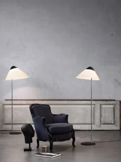 Carl Hansen & Søn Opala Midi golvlampa, svart