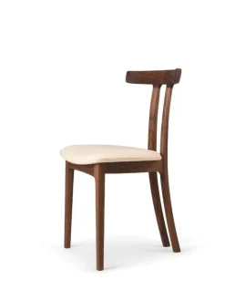 Carl Hansen & Søn OW58 T-stol, oljad valnöt - beige läder Sif 90