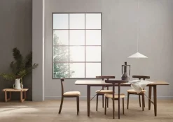 Carl Hansen & Søn OW58 T-stol, oljad valnöt - beige läder Sif 90
