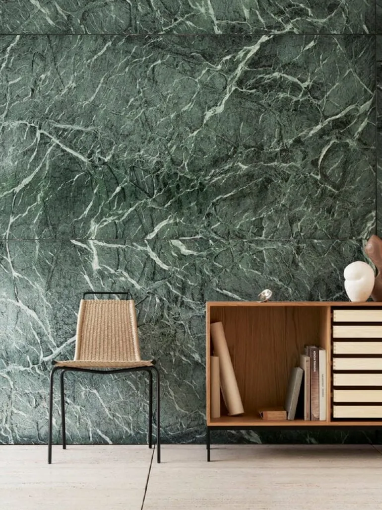 Carl Hansen & Søn PK1 stol, svart stål - naturligt papperssnöre