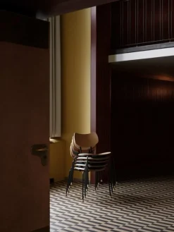 Carl Hansen & Søn VLA26P Vega stol, svart - lackerad ek - Mood 04102