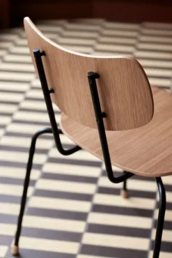 Carl Hansen & Søn VLA26T Vega stol, svart - oljad ek