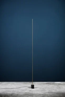 Catellani & Smith Stick golvlampa, satin gold