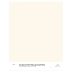 Cover Story Färgprov, 008 SYLVIA - marmorvit