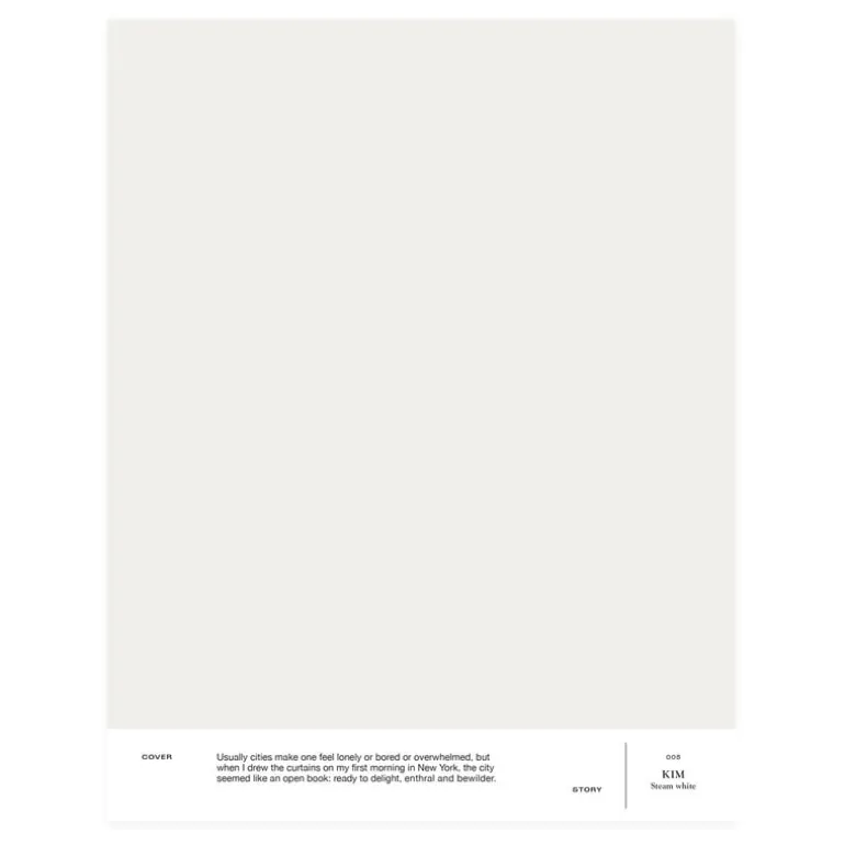 Cover Story Inomhusfärg, 9 L, 005 KIM - ångvit