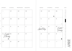 Cozy Publishing Cozy Planner 2025, sand stripes