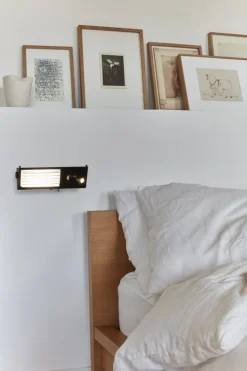 DCWéditions Biny Bedside vägglampa, vänster, svart