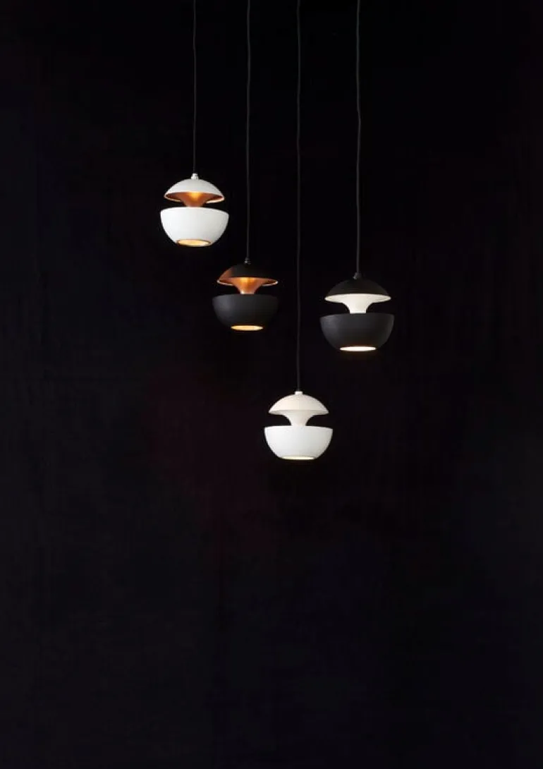 DCWéditions Here Comes The Sun 175 pendellampa, vit