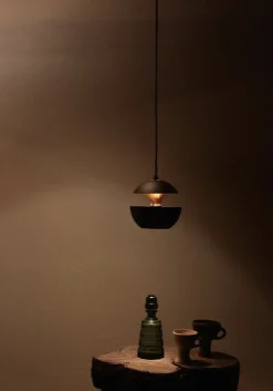 DCWéditions Here Comes The Sun 175 pendellampa, svart - koppar