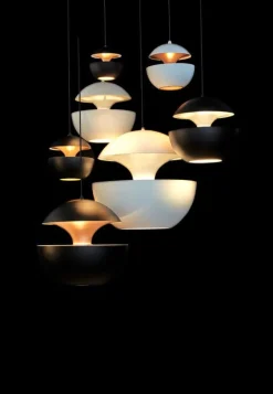 DCWéditions Here Comes The Sun 175 pendellampa, svart - koppar