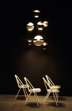 DCWéditions Here Comes The Sun 175 pendellampa, svart - koppar