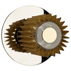 DCWéditions In The Sun 190 vägg-/taklampa, silver - guld