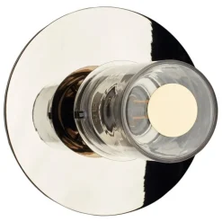 DCWéditions In The Sun 190 vägg-/taklampa, silver - guld