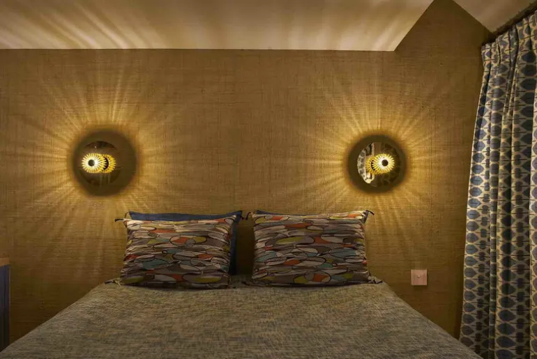 DCWéditions In The Sun 270 vägg-/taklampa, guld - guld