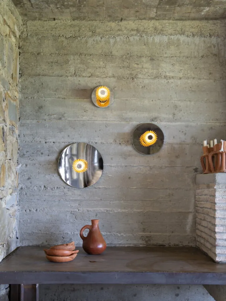 DCWéditions In The Sun 270 vägg-/taklampa, guld - guld