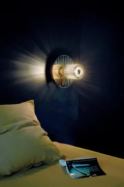 DCWéditions In The Sun 190 vägg-/taklampa, guld - silver