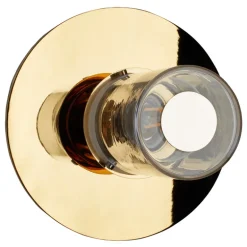 DCWéditions In The Sun 190 vägg-/taklampa, guld - silver