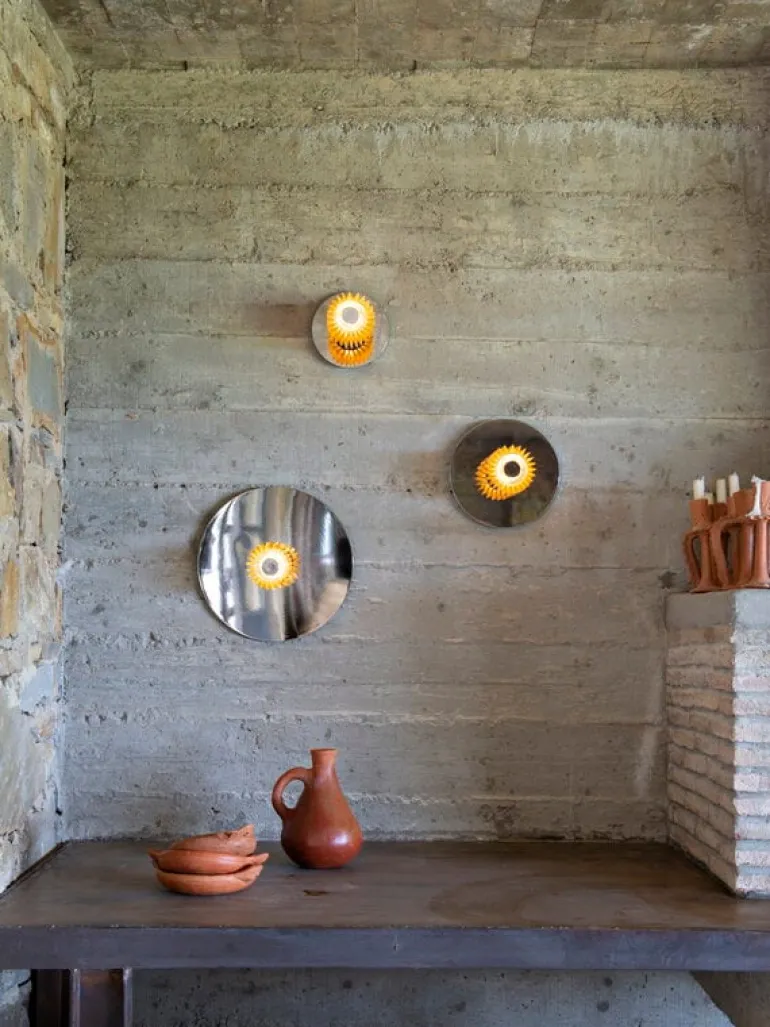 DCWéditions In The Sun 190 vägg-/taklampa, guld - guld