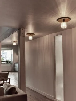 DCWéditions In The Sun 190 vägg-/taklampa, guld - guld