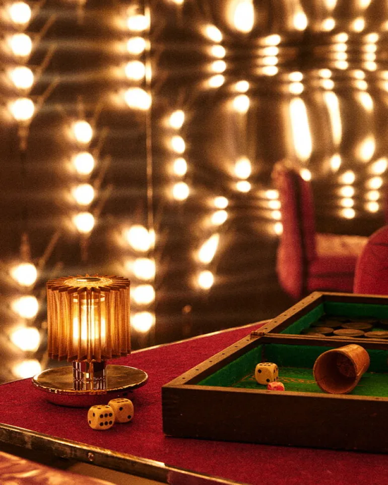 DCWéditions In The Sun bordslampa, guld - guld