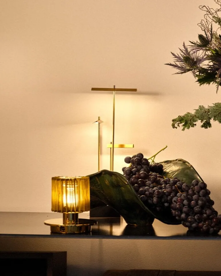 DCWéditions In The Sun bordslampa, guld - guld