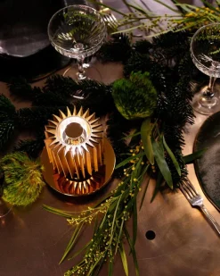 DCWéditions In The Sun bordslampa, guld - silver