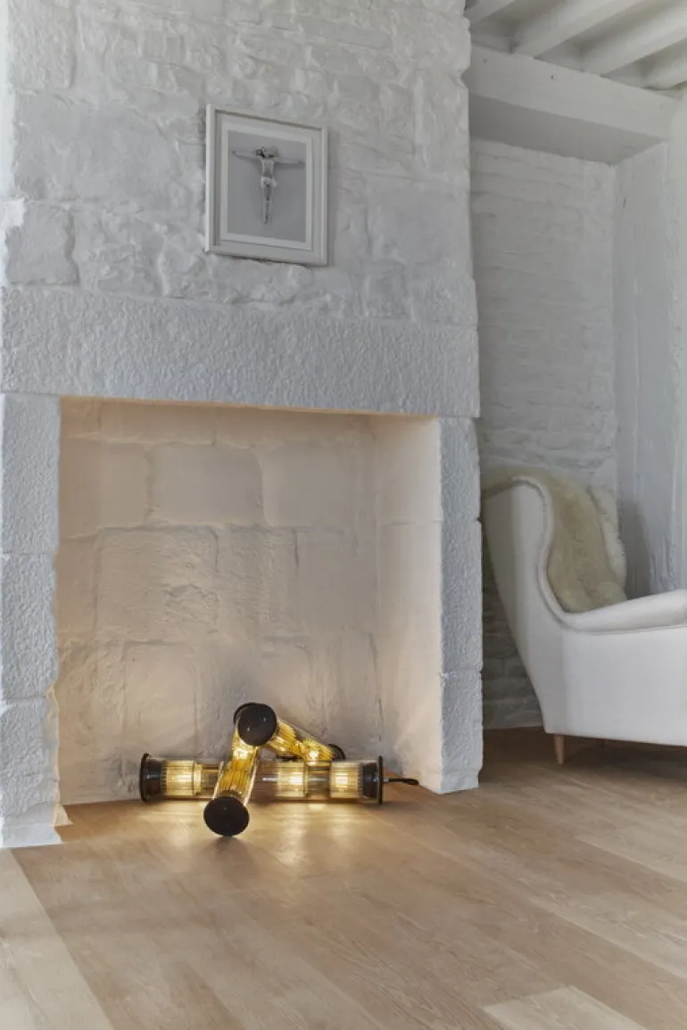 DCWéditions In The Tube 120-700 mesh lampa, guld - guld